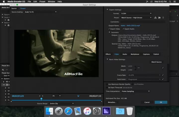 Adobe Media Encoder 2022 for Mac Free Download