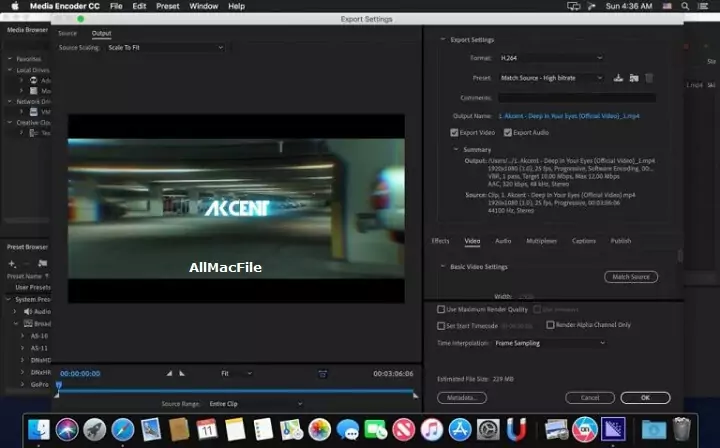 Adobe Media Encoder 2022 for Mac Free Download